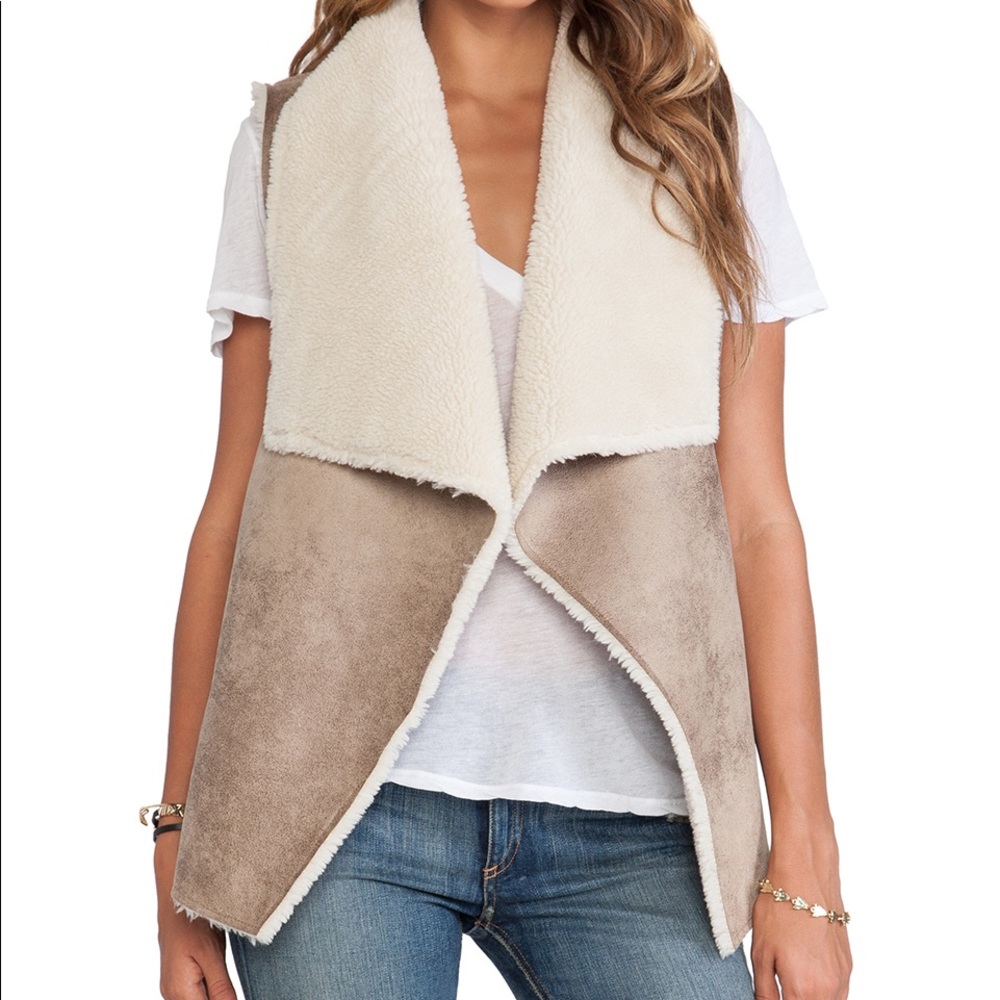 Velvet by Graham & Spencer Faux Shearling Vest
